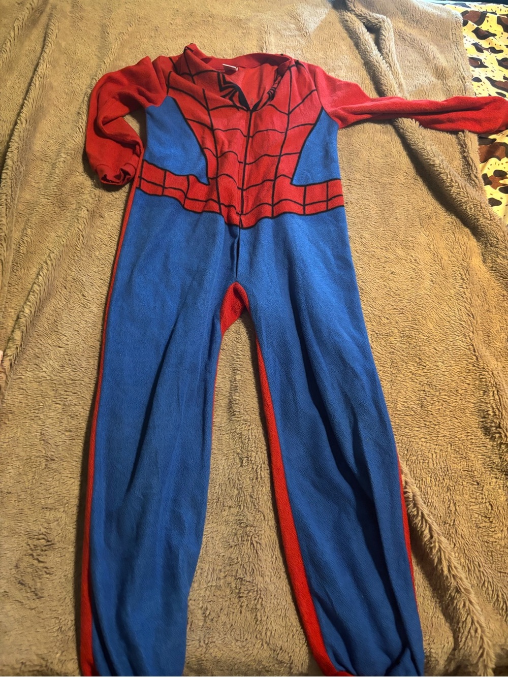 Kids Spider-Man Style Red and Blue Onesie
